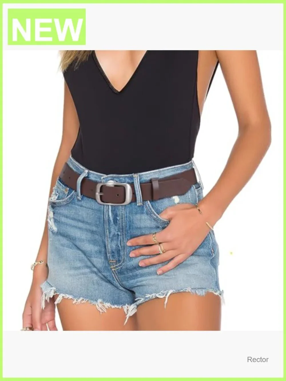 2 Pack Women Plus Size Genuine Leather Belts with Pin Buckle